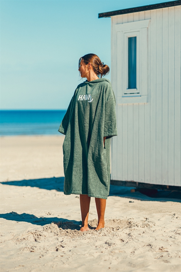 HAVS Poncho Towel - Dusty Green